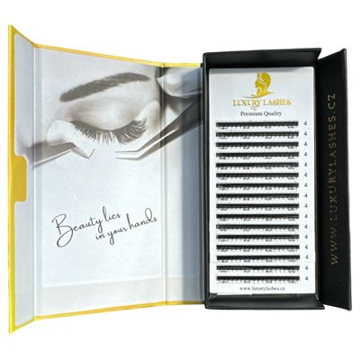 Luxury Lashes 3D MINI LINE BOOK Zakřivení umělých řas: C, Délka umělých řas: 6 mm, Tloušťka řas: 007 – Sleviste.cz