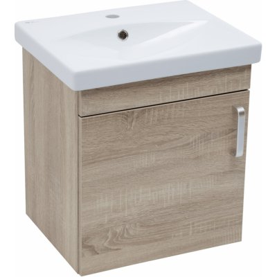 Naturel Koupelnová skříňka s umyvadlem Vario Dekor 50x51x40 cm dub bardolíno mat VARIO250DBDB – Zboží Mobilmania