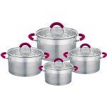 Haus Roland Sada nerezového nádobí, 8dílná, vínové úchyty – Hledejceny.cz