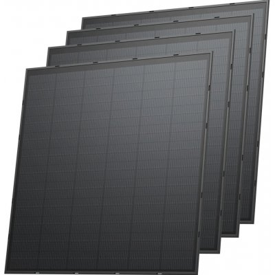 EcoFlow Sada čtyř 250W rigidních solárních panelů 1ECOS250 – Sleviste.cz