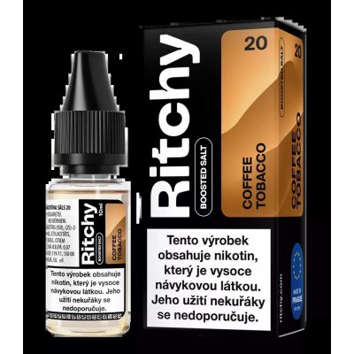 Ritchy Salt Coffee tobacco 10 ml 10 mg – Zboží Mobilmania