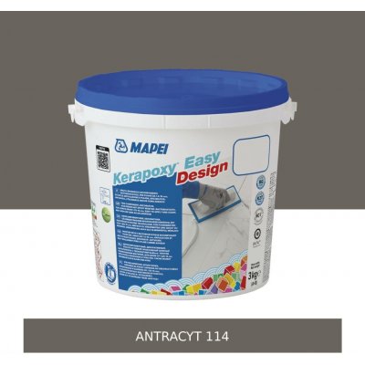 Mapei Kerapoxy Easy Design 3 kg antracitová – Sleviste.cz