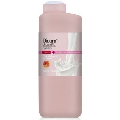 Dicora Urban Fit Vitamin C Citrics & Peach Citrusy a broskev tělové mléko pro všechny typy pokožky 400 ml