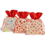 MFP Paper sáček textil vánoční potisk 13x17cm mix 5800735 – Hledejceny.cz