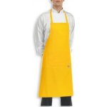 Egochef Žlutá zástěra ke krku s kapsou E-6103012C – Hledejceny.cz