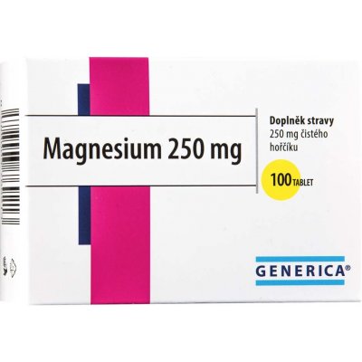 Generica Magnesium 250 100 tablet – Zbozi.Blesk.cz