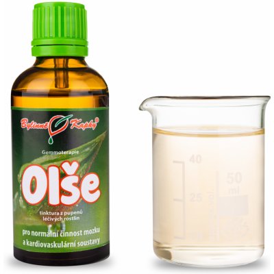 Bylinné kapky Gemmoterapie Olše pupeny tinktura z pupenů 50 ml – Hledejceny.cz