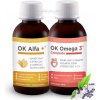 Doplněk stravy na srdce, žílu, krevní oběh OK Alfa+ 115 ml Omega-3 Complete 120 ml oběhový systém