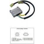 DZE regulátor napětí KTM 125/150/250/300/350/450/400 EXC/EXC-F/XC/XC-W/XCF-W 17-23; HUSQVARNA 150/250/300/350/450/501 FE/TE/TX 17-23 (79611034000) – Hledejceny.cz