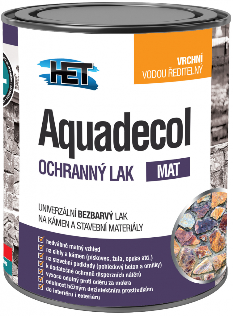 Het Aquadecol ochranný lak : 12 kg