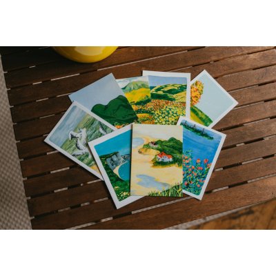 ePiPí Sada pohlednic - Krajinky – Zboží Dáma