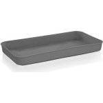 podmiska 22cm kamenná šedá truhlíku 20cm, plast – Sleviste.cz