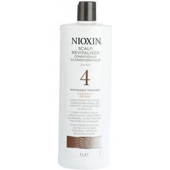 Nioxin System 4 Scalp Therapy lehký kondicionér pro výrazné řídnutí jemných chemicky ošetřených vlasů Scalp Therapy Conditioner Fine Hair Noticeably Thinning Chemically Treated 1000 ml