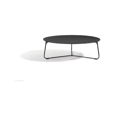 Manutti Mood kulatý 100x33 cm nerezový rám lakovaný, deska brushed teak – Hledejceny.cz
