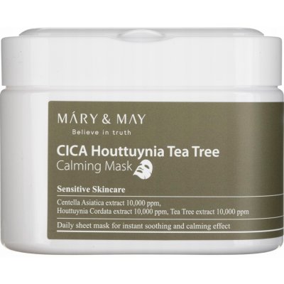 Mary & May Cica Houttuynia Tea Tree Calming Mask 30 ks 400 g – Zboží Dáma