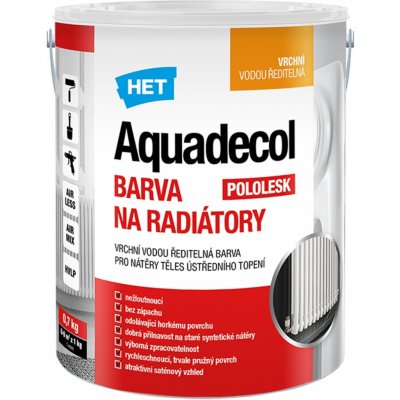Aquadecol BARVA NA RADIÁTORY 0,7kg – Sleviste.cz