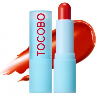 Tocobo Glass Tinted Lip Balm 013 Tangerine Red Balzám na rty dodávající lesk 3,5 g – Zboží Dáma