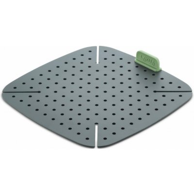 Podložka do horkovzdušné fritézy 22 x 22 cm, šedá, silikon, Lékué – Zboží Dáma
