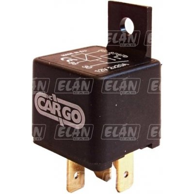 Spínací relé - 12V 2x20A 5výv. - dvojitý kontakt – Zboží Mobilmania