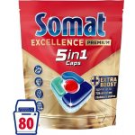 Somat Tablety do myčky Excellence Premium 5v1 80 ks – Zboží Dáma