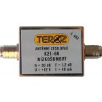 TEROZ Anténní zesilovač 453X, UHF, G30dB, F1,2dB, U100dBµV, F-F – Zboží Mobilmania