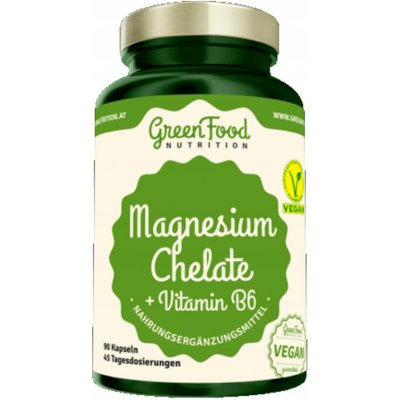 GreenFood Nutrition Chelát hořčíku 90 kapslí – Hledejceny.cz