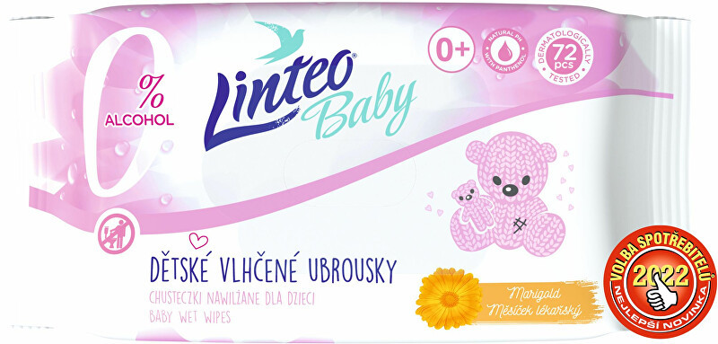 Linteo Baby Soft and Cream vlhčené ubrousky 120 ks od 36 Kč - Heureka.cz