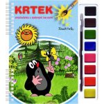 AKIM Omalovánka A4 Akim AquaArt stačí přidat vodu! Krtek 2 468632 – Hledejceny.cz