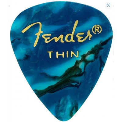 Fender Premium Celluloid Picks, 351 Shape - trsátka (více variant) Fender Premium Celluloid Picks, 351 Shape: Ocean Turquoise / Thin – Hledejceny.cz