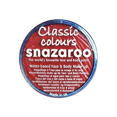 Barva na obličej 18 ml červená Bright Red – Sleviste.cz