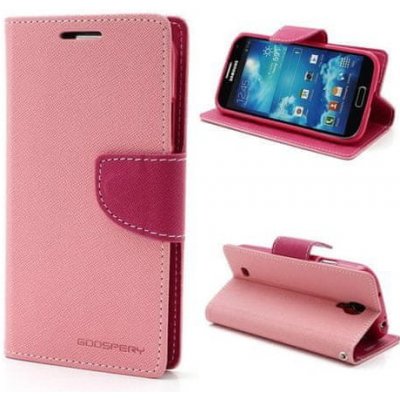MobilMajak Samsung Galaxy S4 GT-I9500 knížkové Fancy Book růžové