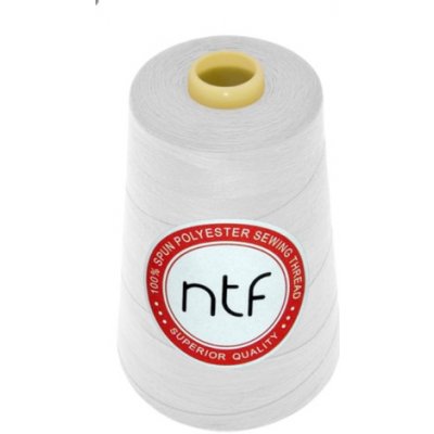Overlockové nitě NTF 5000y #2 bílá – Zboží Dáma