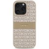 Pouzdro a kryt na mobilní telefon Apple DKNY PU Leather Repeat Pattern Tonal Stripe Zadní pro iPhone 16 Pro Pink DKHCP16LPRTHSLP