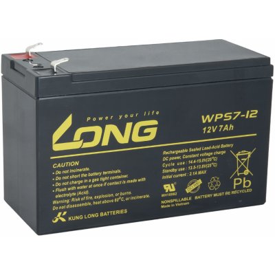 AVACOM LONG 12V 7Ah F1 WPS7-12 PBLO-12V007-F1A – Hledejceny.cz