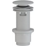 Výpust k umyvadlu 5/4 SAT bílá matná plast zkracovatelný click clack SATAUCCXBM – Sleviste.cz