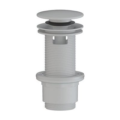 Výpust k umyvadlu 5/4 SAT bílá matná plast zkracovatelný click clack SATAUCCXBM – Sleviste.cz