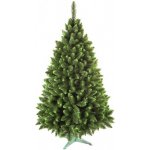 Stromek JEDLE umělý vánoční se zelenými konci + stojan 160cm