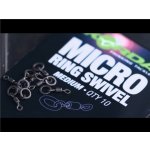 Korda Obratlík s kroužkem Micro Ring Swivel medium 10ks – Zboží Mobilmania