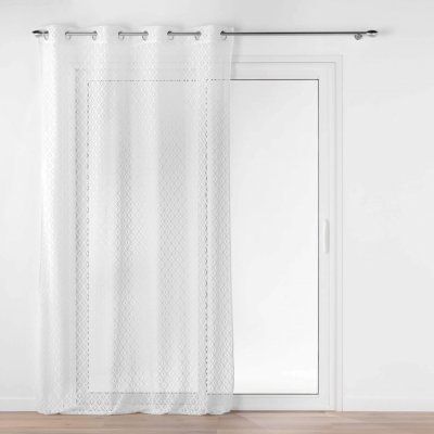 Douceur d'intérieur Záclona s oky ODILIA, 140 x 240 cm bílá – Hledejceny.cz