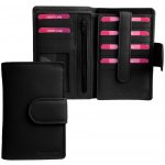 Old River dámská střední kožená peněženka 025 černá – Zboží Mobilmania