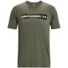 Pánské sportovní tričko Under Armour Camo Chest Stripe Marine OD Green/Black/White