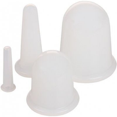 Cups 4Pack masážní silikonové baňky bílá Balení: 1 sada – Zboží Mobilmania