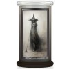 Svíčka Kringle Candle Halloween Moody Witch with a Broomstick 623 g