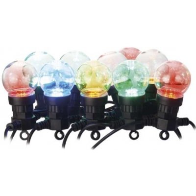 LED světelný řetěz EMOS ZY1938 DCPM01 5m 10x párty žárovky multicolor – Hledejceny.cz