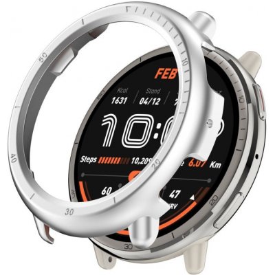 VSECHNONAMOBIL 105096 PC HALF COVER Plastový kryt Amazfit Active 2 stříbrný – Zboží Živě