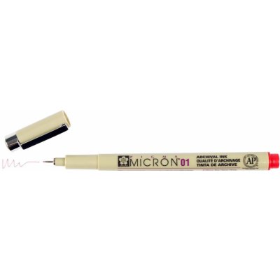 Sakura xsdk0219 Pigma Micron 02 0.3mm Červená – Hledejceny.cz