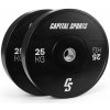 Činka a závaží Capital Sports Elongate kotouče tvrdá guma 2x 25 kg 50,4 mm 2020