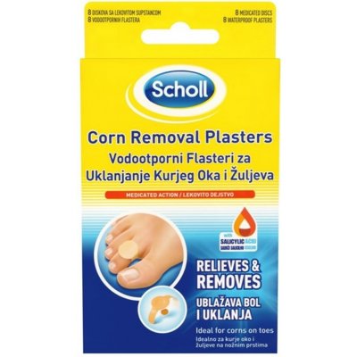 Scholl Corn Removal Plasters náplasti na odstranění kuřího oka 8 ks – Zboží Mobilmania