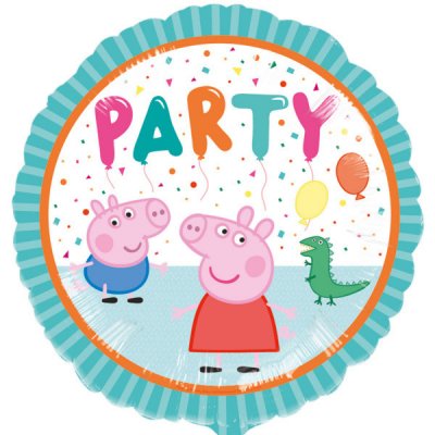 Foliový balonek Prasátko Peppa Party 43 cm – Zbozi.Blesk.cz