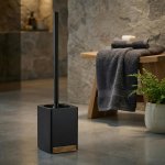 Kela WC sada Cube polyresin černá – Hledejceny.cz